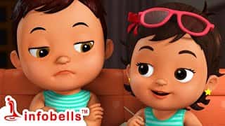 இனிக்க இனிக்க அதிரசம் - குறும்புக்கார தம்பி Vs அக்கா பாடல் | Tamil Rhymes '||chr(38)||' Songs | Infobells