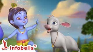குட்டிக் கண்ணனே வா வா வா, மாயா கண்ணனே வா வா வா - Little Krishna | Tamil Rhymes '||chr(38)||' Songs | Infobells