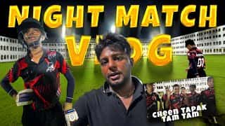 🫣10 Overs 100 Runs to Win🤯- Night Flood Lights Match |😵💫Unexpected Twist😵💫| NBC Vlogs |